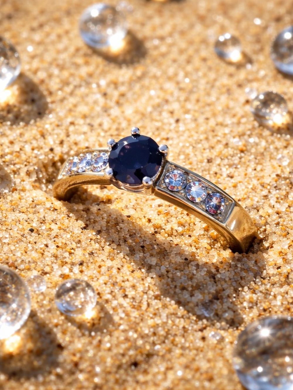Amethyst & Iolite Ring - Picture 3 of 15